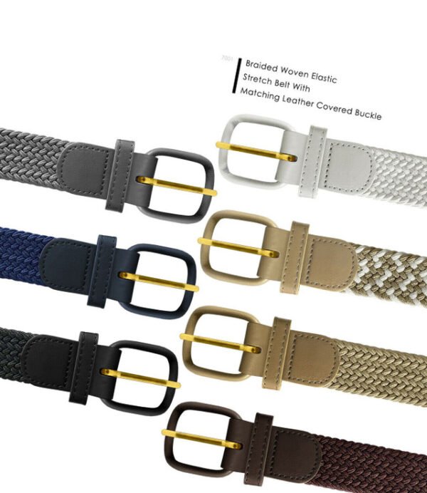 Leather Stretch Belt 1-1/4"(32mm) Wide