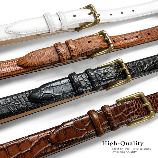 30MM-BS3302-OEB_All_01__35175 Men's Leather Belt with Solid Brass – 30mm Wide