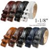 30MM-all_00A__77108 Genuine Cowhide Leather Strap with Snaps – 30mm