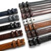 30MM-all_00B__82007 Genuine Cowhide Leather Strap with Snaps – 30mm