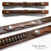 3850002_all_OK01__93213 Conchos Genuine Full Grain Leather Belt 1-1/2"(38mm) Wide
