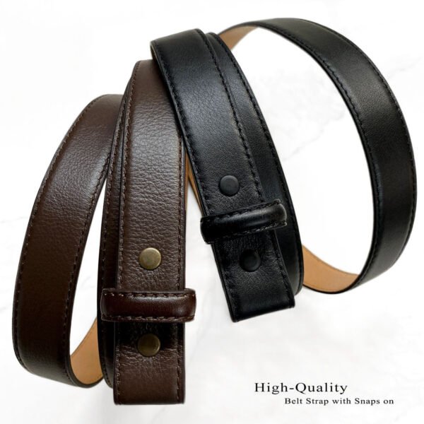 4c97a545-1bfe-440b-8883-10fd373cb7ea__91935 Replacement Genuine Leather Dress Belt Strap 1"(25mm) Wide