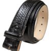 Cowhide Leather Belt Strap with Snaps – 38mm