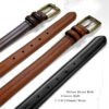 Men's  Leather Belt 1-1/8"(30mm) Wide