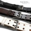 Genuine Full Grain Leather Casual Jean Belt 1-1/2"(38mm) Wide