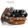 Western Silver Engraved Ranger Belt