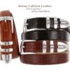 Genuine Cowhide Leather Designer Belt 1-1/8"(30mm) Wide