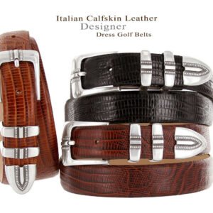 Genuine Cowhide Leather Designer Belt 1-1/8"(30mm) Wide