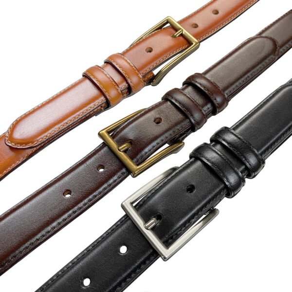 Men's Leather Belt 1-1/8"(30mm) Wide
