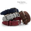Men's Leather Casual Dress Belt 1-3/8"(35mm) Wide