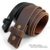 Full-Grain Leather Casual Belt Strap – 38mm