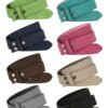 Leather Belt Strap 1-1/2"(38mm) Wide