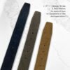 Belt Genuine Suede Leather Casual Jean Belt 1-1/2"(38mm) Wide